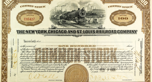 Oude effecten: industrieel erfgoed op papier