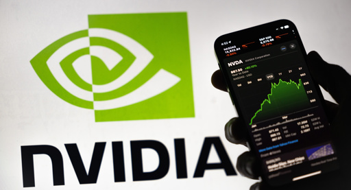 Nvidia’s waardering daalt terwijl de koers door het dak gaat