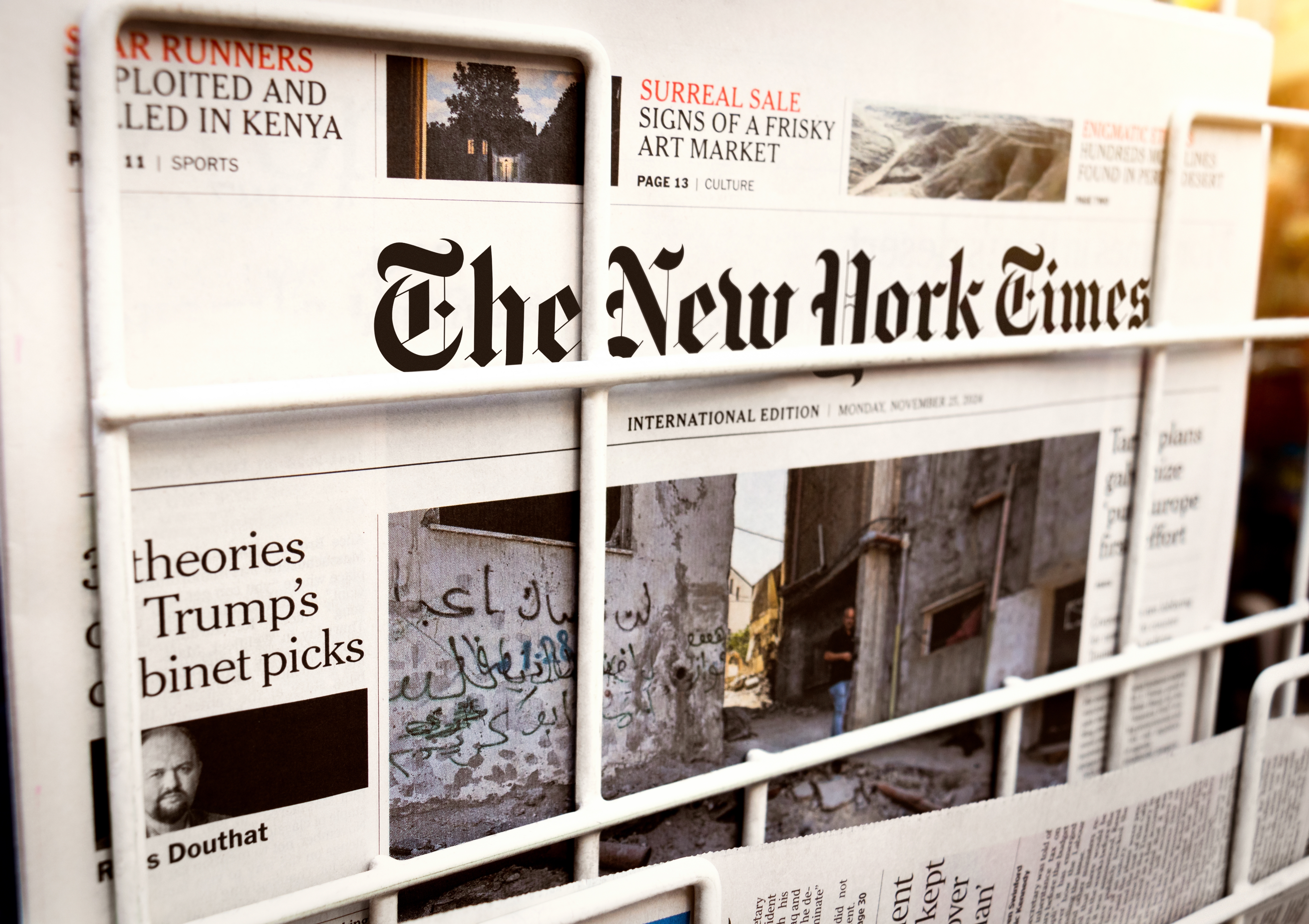 The New York Times blijkt speeltje voor lezers en beleggers